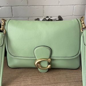 Coach Soft Tabby Shoulder Bag Pale Pistachio * HARD TO FIND